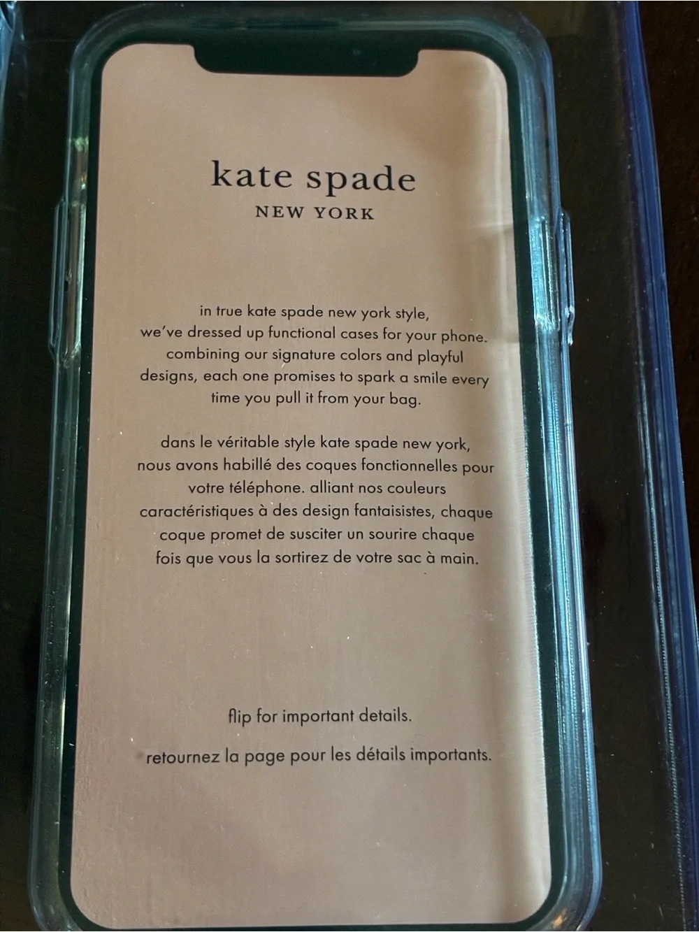 Kate Spade NY iPhone 11 Pro Protective Hardshell Case Black & White Floral